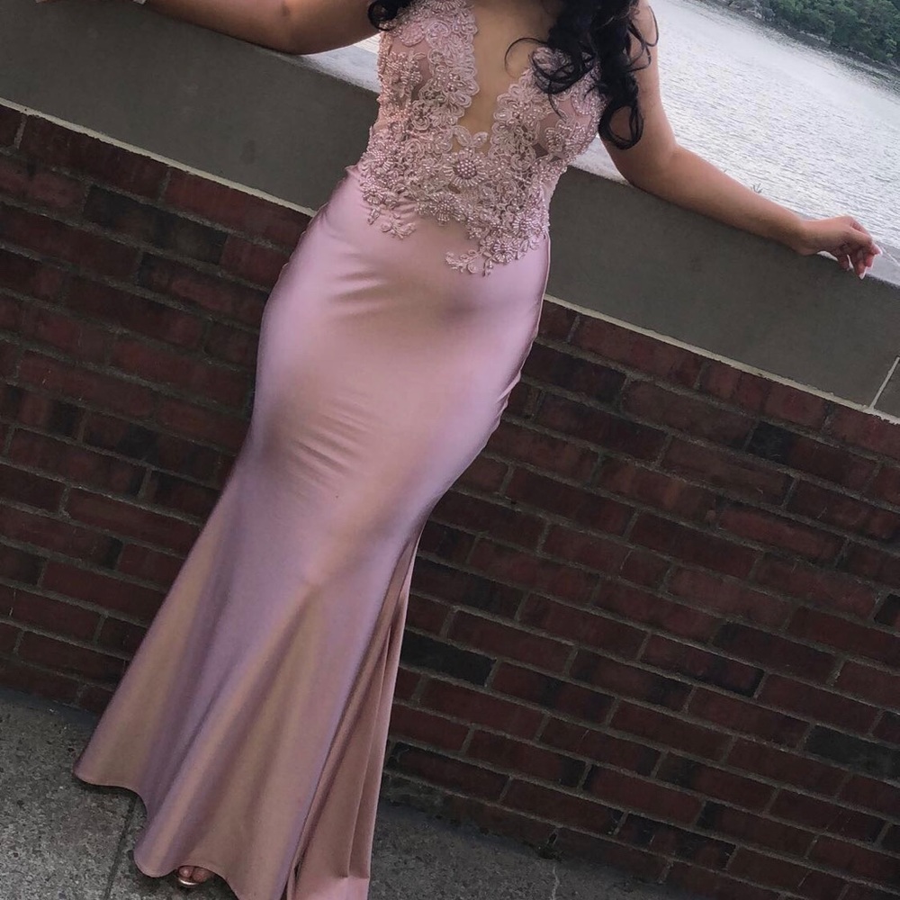 Custom-made prom dress